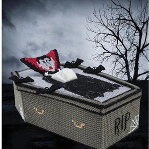 Mary Maxim Dracula Tissue Box Cover Kit